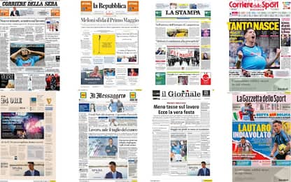 Le prime pagine dei quotidiani di oggi 1 maggio: la rassegna stampa