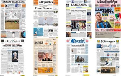 Le prime pagine dei quotidiani di oggi 3 maggio: la rassegna stampa