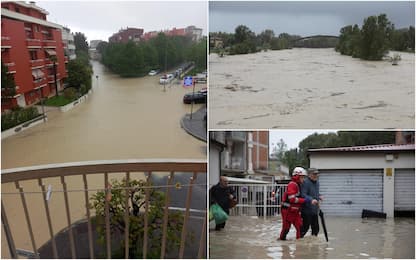 Maltempo Emilia-Romagna, i video delle città allagate e dei soccorsi