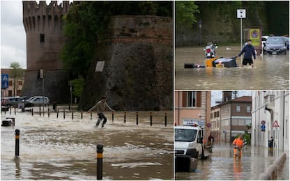 Alluvione Emilia Romagna, allagato il centro di Lugo (Ravenna). FOTO