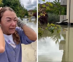 Alluvione a Forlì, la disperazione di una donna: "Casa non c'è più"