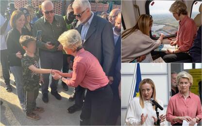 Alluvione, Ursula von der Leyen in visita nelle zone colpite. FOTO