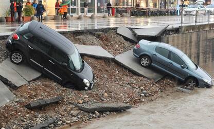 Maltempo a Brescia, allagamenti e danni causati da un forte temporale