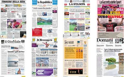 Le prime pagine dei quotidiani di oggi 29 maggio: la rassegna stampa