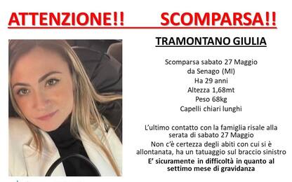 Giulia Tramontano scomparsa a Milano, è incinta al settimo mese