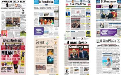 Le prime pagine dei quotidiani di oggi 1 giugno: la rassegna stampa