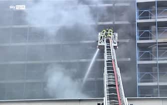 incendio a roma