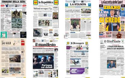 Le prime pagine dei quotidiani di oggi 9 giugno: la rassegna stampa