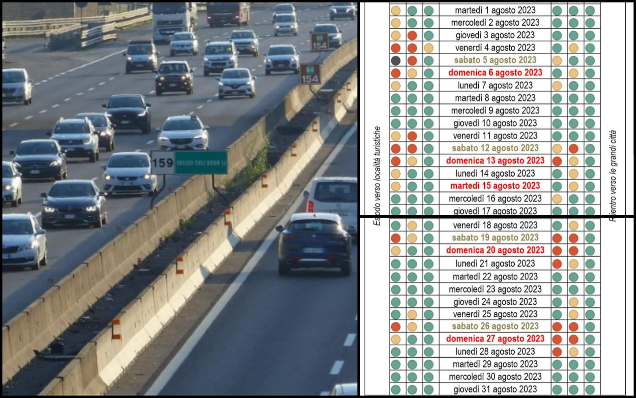 Previsioni traffico autostrade, i weekend da bollino rosso ad agosto 2023 Sky TG24