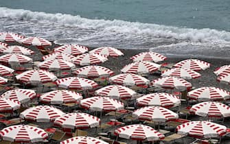 Some people bathe in ligurian sea to fight the heat wave, Genoa, Italy, 20 July 2023 ANSA/LUCA ZENNARO 