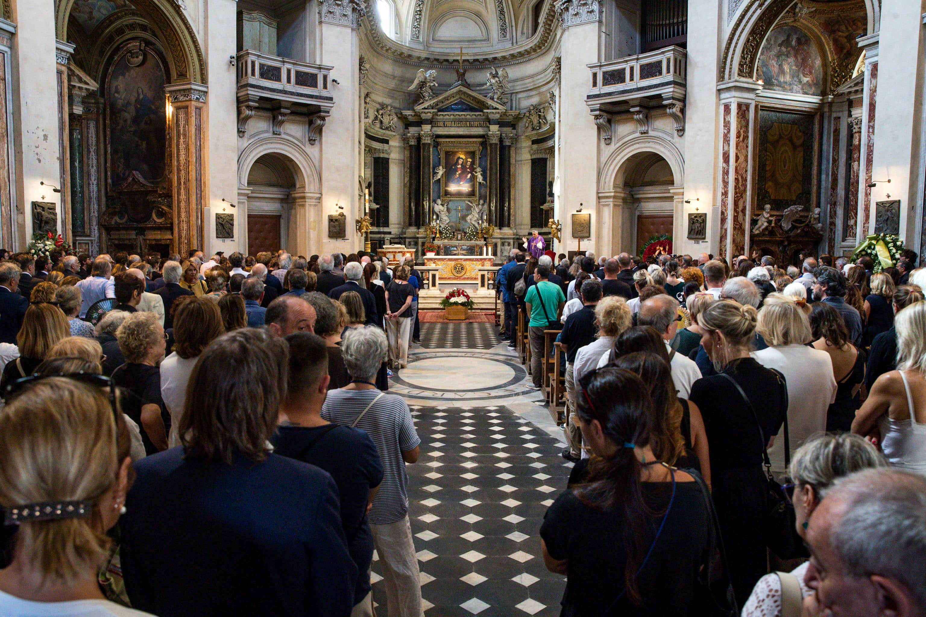 I funerali di Andrea Purgatori, a Roma, il 28 luglio 2023