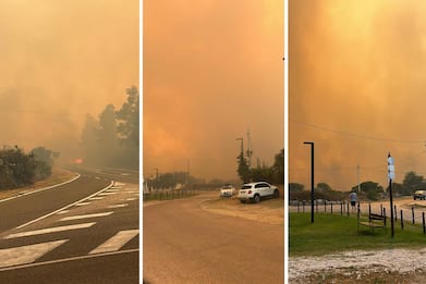 Incendio Sardegna, fiamme lungo la costa nord-orientale: case evacuate