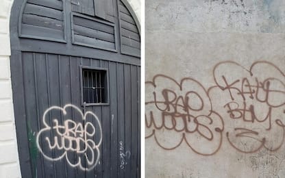 Venezia, Ponte di Rialto vandalizzato con graffiti e scritte