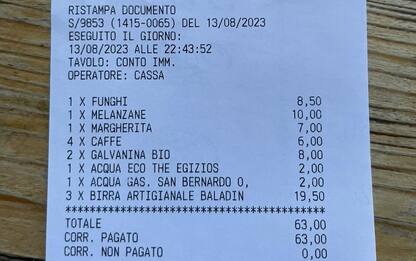 Genova, ristoratore si sfoga: "3 pizze in 8, 63 euro e vi lamentate?"