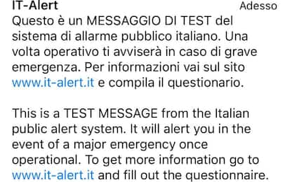 It-Alert, oggi in Lombardia: cosa fare quando arriva il messaggio?