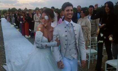 Il matrimonio di Gessica Notaro e Filippo Bologni. FOTO