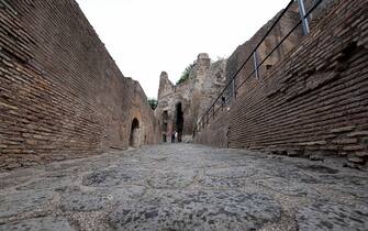 L inaugurazione dell apertura della Domus Tiberiana all interno del parco archeologico del Colosseo. Roma 20 settembre 2023ANSA/MASSIMO PERCOSSI