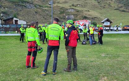 Frana in alta Val Formazza, forse persone coinvolte