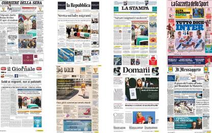 Le prime pagine dei quotidiani di oggi 25 settembre: rassegna stampa