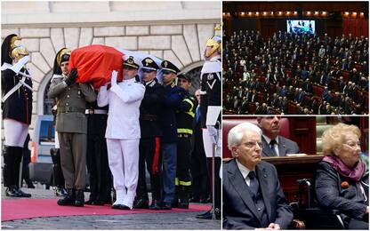 Funerali Napolitano, la cerimonia a Montecitorio. DIRETTA
