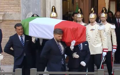 Funerali Napolitano, la cerimonia a Montecitorio. DIRETTA