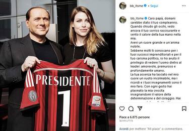 Berlusconi, la figlia Barbara: "Chiudo gli occhi e vedo tuo sorriso"