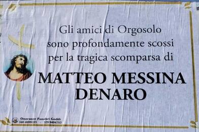 Messina Denaro, a Orgosolo manifesti funebri a sostegno dell'ex boss
