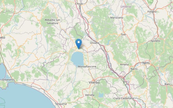 Terremoto, lievi scosse in provincia di Viterbo: la più forte di magnitudo 3,1 Terremoto, lievi scosse in provincia di Viterbo: la più forte di magnitudo 3,1