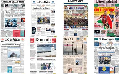 Le prime pagine dei quotidiani di oggi 2 ottobre: la rassegna stampa