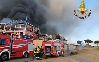 Roma, incendio nel golf club di Guidonia che ha ospitato la Ryder Cup