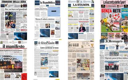 Le prime pagine dei quotidiani di oggi 5 ottobre: la rassegna stampa