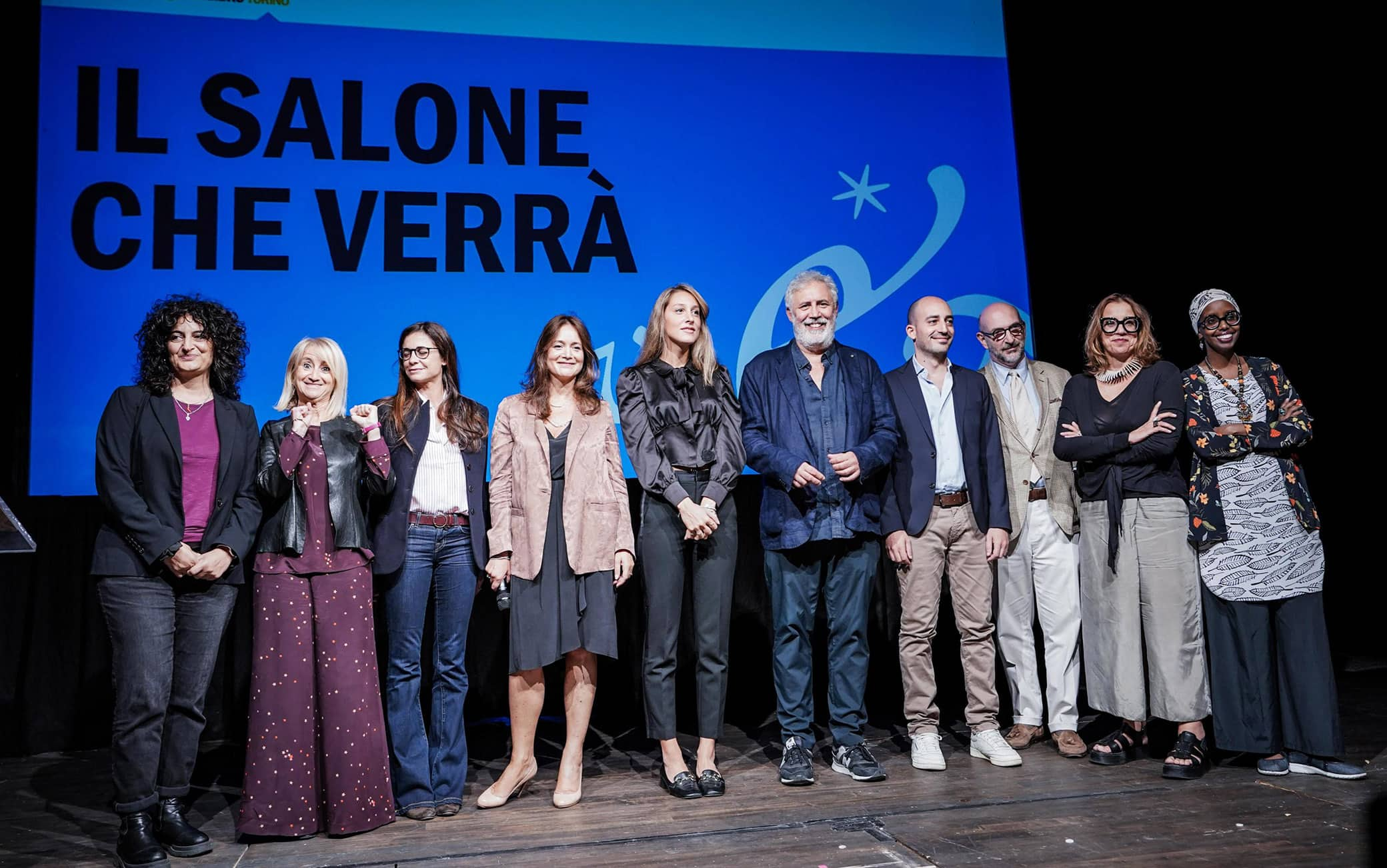 La presentazione della squadra per il Salone del Libro