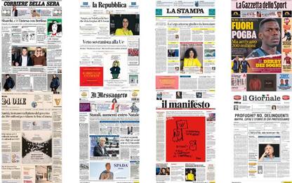 Le prime pagine dei quotidiani di oggi 7 ottobre: la rassegna stampa