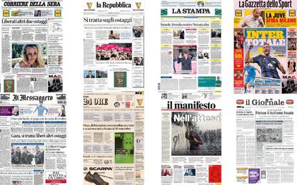 Le prime pagine dei quotidiani di oggi 24 ottobre: la rassegna stampa