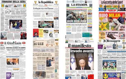 Le prime pagine dei quotidiani di oggi 26 ottobre: la rassegna stampa