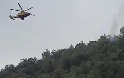 Elicottero cade al confine tra Liguria e Toscana: morta la pilota