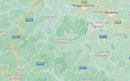 Terremoto di magnitudo 3.4 tra Reggio Emilia e Modena