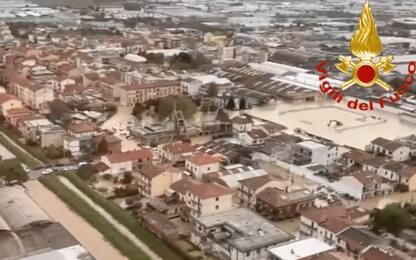 Maltempo in Toscana: i video dell'alluvione, da Prato a Firenze 