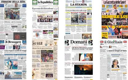 Le prime pagine dei quotidiani di oggi 9 novembre: la rassegna stampa