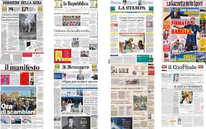 Le prime pagine dei quotidiani di oggi 22 novembre: la rassegna stampa