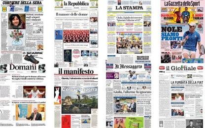 Le prime pagine dei quotidiani di oggi 24 novembre: la rassegna stampa