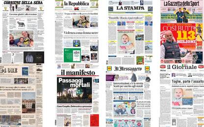 Le prime pagine dei quotidiani di oggi 30 novembre: la rassegna stampa