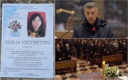 Funerali Giulia Cecchettin, a Padova 10mila persone per ultimo saluto