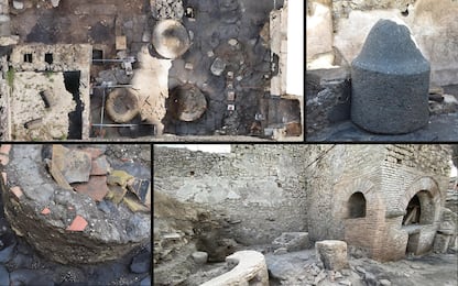 Pompei, dagli scavi emerge un panificio-prigione