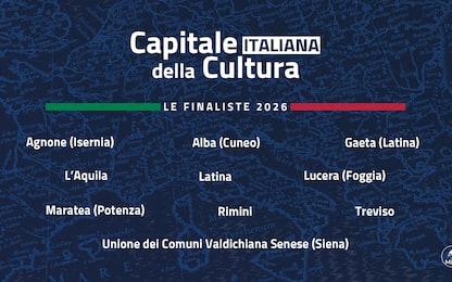 Capitale italiana della Cultura 2026, le 10 città finaliste. FOTO
