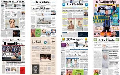 Le prime pagine dei quotidiani di oggi 19 dicembre: la rassegna stampa