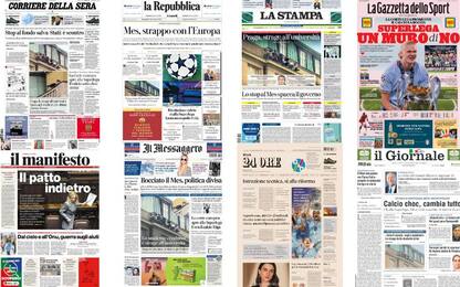 Le prime pagine dei quotidiani di oggi 22 dicembre: la rassegna stampa