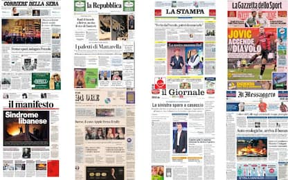 Le prime pagine dei quotidiani di oggi 3 gennaio: la rassegna stampa