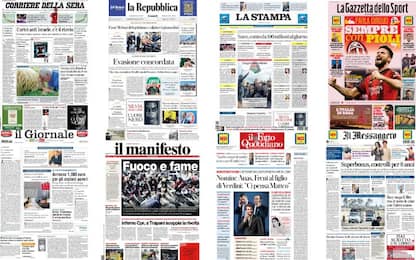 Le prime pagine dei quotidiani di oggi 26 gennaio: la rassegna stampa