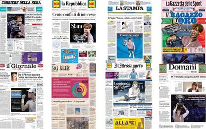 Le prime pagine dei quotidiani di oggi 29 gennaio: la rassegna stampa